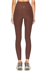 Beyond Yoga Spacedye Caught in The Midi High Waisted Legging in Bold Mocha Heather, view 4, click to view large image.