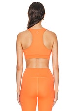 Beyond Yoga Powerbeyond Jump Bra in Sunset Orange, view 3, click to view large image.