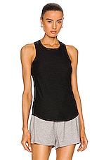 Beyond Yoga Featherweight Keep It Moving Tank in Darkest Night, view 1, click to view large image.