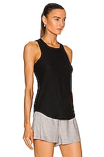 Beyond Yoga Featherweight Keep It Moving Tank in Darkest Night, view 2, click to view large image.