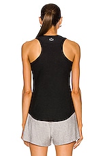 Beyond Yoga Featherweight Keep It Moving Tank in Darkest Night, view 3, click to view large image.