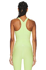 Beyond Yoga Spacedye Focus Cropped Tank Top in Lime Ice Heather, view 3, click to view large image.