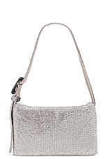 Benedetta Bruzziches Vitty Mignon Bag in Crystal On Silver, view 3, click to view large image.