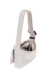 Benedetta Bruzziches Vitty Mignon Bag in Crystal On Silver, view 5, click to view large image.