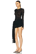 Bananhot Aiden Dress in Black, view 3, click to view large image.