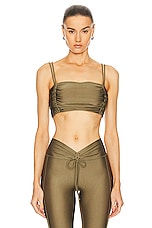 Bananhot Anya Top in Olive Green, view 1, click to view large image.