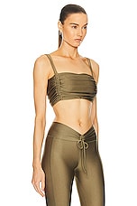 Bananhot Anya Top in Olive Green, view 2, click to view large image.