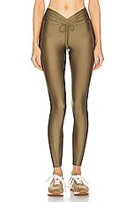 Bananhot Nika Legging in Olive Green, view 1, click to view large image.