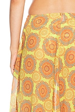 Bananhot Hayzel Skirt in Yellow Sunset, view 6, click to view large image.