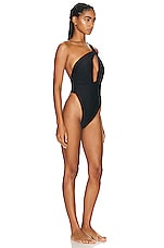 Bananhot Roxanne One Piece Swimsuit in Black, view 2, click to view large image.