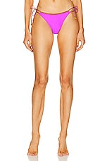 Bananhot Vale Bikini Bottom in Purple, view 1, click to view large image.