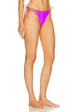 Bananhot Vale Bikini Bottom in Purple, view 2, click to view large image.