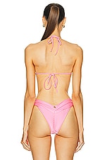 Bananhot Jasmin Bikini Top in Pink Cream, view 3, click to view large image.