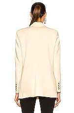 Blaze Milano Savannah Everyday Double Breast Blazer in Butter, view 4, click to view large image.