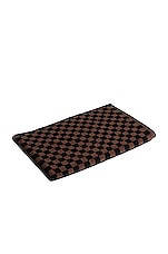 BAINA Beppu Bath Mat in Tabac & Noir, view 1, click to view large image.
