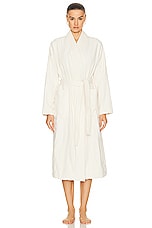 BAINA Bath Robe in Ivory, view 1, click to view large image.