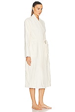 BAINA Bath Robe in Ivory, view 2, click to view large image.