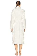 BAINA Bath Robe in Ivory, view 3, click to view large image.