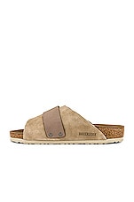 BIRKENSTOCK Kyoto Suede in Gray Taupe, view 5, click to view large image.