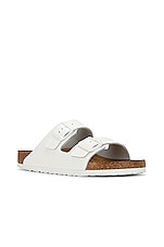 BIRKENSTOCK Arizona Soft Footbed in White, view 2, click to view large image.
