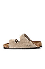 BIRKENSTOCK Arizona Soft Footbed in Taupe, view 5, click to view large image.