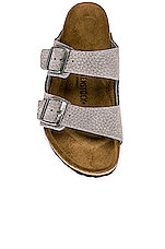 BIRKENSTOCK Arizona in Desert Buck & Whale Gray, view 4, click to view large image.
