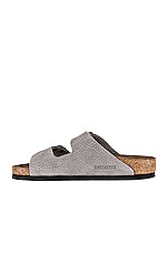 BIRKENSTOCK Arizona in Desert Buck & Whale Gray, view 5, click to view large image.