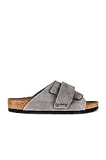 BIRKENSTOCK Kyoto in Desert Buck & Whale Gray, view 1, click to view large image.