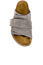 BIRKENSTOCK Kyoto in Desert Buck & Whale Gray, view 4, click to view large image.