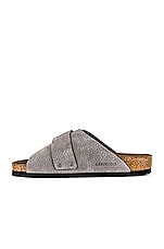 BIRKENSTOCK Kyoto in Desert Buck & Whale Gray, view 5, click to view large image.