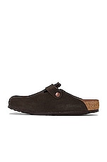 BIRKENSTOCK Boston Suede in Mocha, view 5, click to view large image.