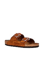 BIRKENSTOCK Arizona Soft Foot Bed in Mink, view 2, click to view large image.