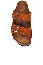 BIRKENSTOCK Arizona Soft Foot Bed in Mink, view 4, click to view large image.