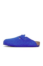 BIRKENSTOCK Boston in Ultra Blue Suede, view 5, click to view large image.