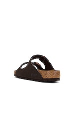 BIRKENSTOCK Arizona Soft Foot Bed in Mocha, view 3, click to view large image.