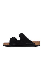 BIRKENSTOCK Arizona Soft Foot Bed in Black, view 5, click to view large image.