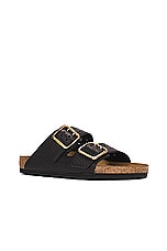 BIRKENSTOCK Arizona Bold Grip in Black, view 2, click to view large image.