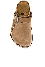 BIRKENSTOCK Lutry 365 Suede in Gray Taupe, view 4, click to view large image.