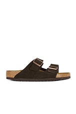 BIRKENSTOCK Arizona Soft Footbed in Mocha, view 1, click to view large image.