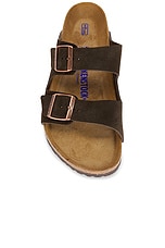 BIRKENSTOCK Arizona Soft Footbed in Mocha, view 4, click to view large image.
