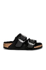 BIRKENSTOCK Arizona Big Buckle Sandal in Black, view 1, click to view large image.