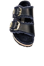 BIRKENSTOCK Arizona Big Buckle Sandal in Midnight, view 4, click to view large image.