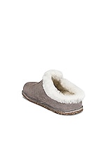 BIRKENSTOCK Zermatt Shearling Clog in Stone Coin, view 3, click to view large image.