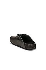 BIRKENSTOCK Boston Exquisite Clog in Black, view 3, click to view large image.