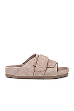 BIRKENSTOCK Kyoto Exquisite Sandal in Gray Taupe, view 1, click to view large image.