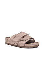 BIRKENSTOCK Kyoto Exquisite Sandal in Gray Taupe, view 2, click to view large image.