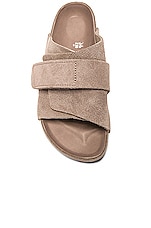 BIRKENSTOCK Kyoto Exquisite Sandal in Gray Taupe, view 4, click to view large image.
