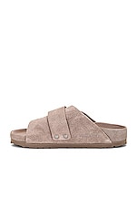 BIRKENSTOCK Kyoto Exquisite Sandal in Gray Taupe, view 5, click to view large image.