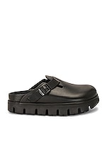 BIRKENSTOCK Boston Chunky Exquisite in Black, view 1, click to view large image.
