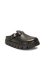 BIRKENSTOCK Boston Chunky Exquisite in Black, view 2, click to view large image.